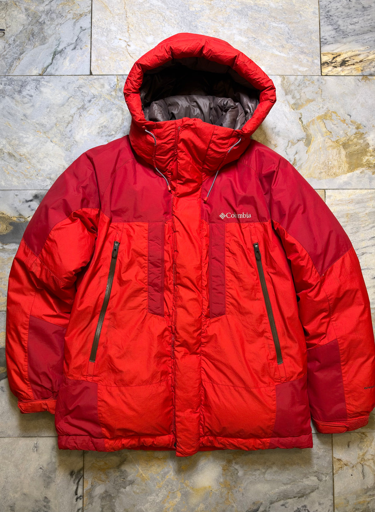 COLUMBIA OMNI HEAT DUCK DOWN FEATHER PUFFER (LARGE)